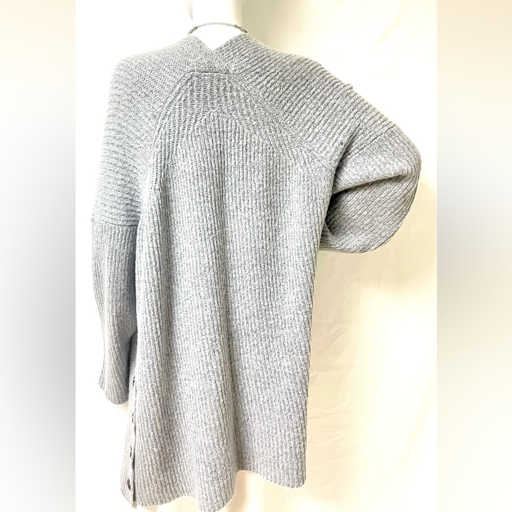 Plus Size Gray Cardigan - Picture 2 of 3